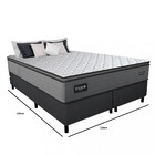 Cama Box Queen 158cm Molas Ensacadas Texas 2cen Gazin