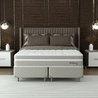 Cama Box Queen 158x198x51cm Molejo Verticóil Milani Fx Montre