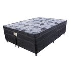 Cama Box Queen 158x198x52cm Imperial Black Montreal Tecido Po