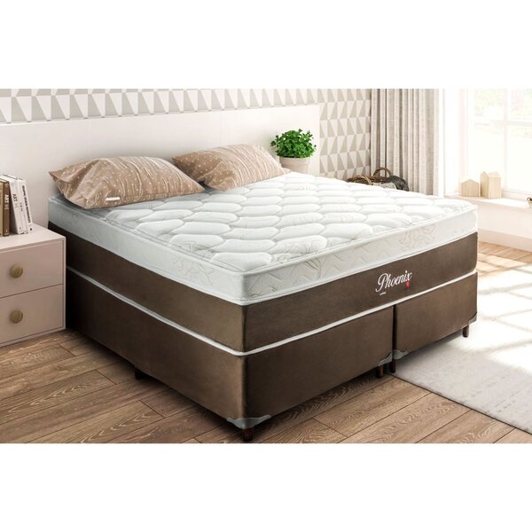 Cama Box Queen 158x198x59cm Molas Ensacadas Phoenix Montreal