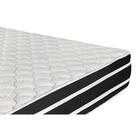 Cama Box Queen + Colchão De Espuma D33 - Castor - Black White
