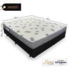 Cama Box Queen + Colchão De Espuma D33 - Ortobom - Light 158x
