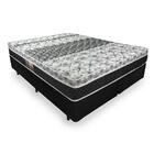 Cama Box Queen + Colchão De Molas - Castor - Class Tecnopedic