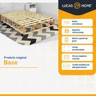 Cama Box Queen + Colchão De Molas Gazin Classic Plus 158cm