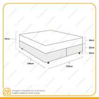 Cama Box Queen + Colchão De Molas Gazin Classic Super 158cm