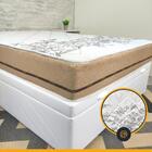 Cama Box Queen + Colchão De Molas Gazin Classic Super 158cm