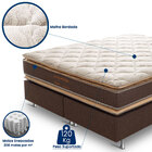 Cama Box Queen (box + Colchão) 158x198x65 Bali Prorelax Molas