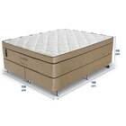 Cama Box Queen (box + Colchão) 158x198x69 Prorelax Mediterrân