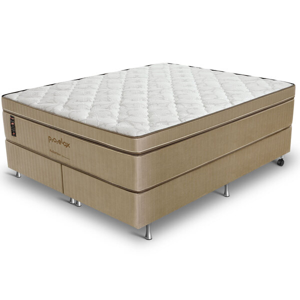 Cama Box Queen (box + Colchão) 158x198x69 Prorelax Mediterrân