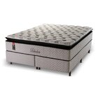 Cama Box Queen  Molas Ensacadas Belvedere 158x198x74 Cinza