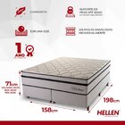Cama Box Queen  Molas Ensacadas Montana Master 158x198x71