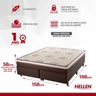Cama Box Queen  Molas Ensacadas Siena Special 158x198x58 Marr
