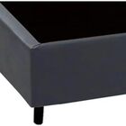 Cama Box Queen Bipartido Cinza Sintetico 40x158x198 - F A Ele