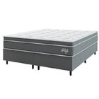 Cama Box Queen Bipartido Molas Ensacadas Flip 61x158x198cm Vi