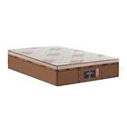 Cama Box Queen Branca + Colchão De Molas Ensacadas - Comfort