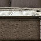 Cama Box Queen Cinza + Colchão De Molas Prolastic - Probel -