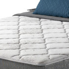 Cama Box Queen Cinza + Colchão Molas Ensacadas Queen Miami 15