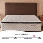 Cama Box Queen Colchão Molas Ensacadas Com Pillow Top Extra C