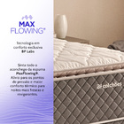 Cama Box Queen Colchão Molas Ensacadas Com Pillow Top Extra C