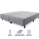 Cama Box Queen Colchão Molas Ensacadas Com Pillow Top Extra C