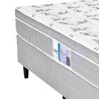 Cama Box Queen Com Colchão Barcelona D26 Cinza