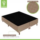 Cama Box Queen Com Colchão D28 Unique Anatômico 25x158x198cm
