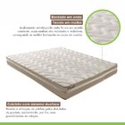Cama Box Queen Com Colchão D33 Unique Plus Duoface 14x158x198