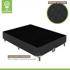 Cama Box Queen Com Colchão D33 Unique Plus Duoface 14x158x198
