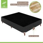Cama Box Queen Com Colchão D33 Unique Plus Duoface 14x158x198