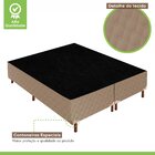 Cama Box Queen Com Colchão D33 Unique Plus Duoface 20x158x198