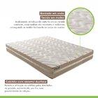 Cama Box Queen Com Colchão D33 Unique Plus Duoface 25x158x198