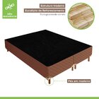 Cama Box Queen Com Colchão De Molas Ensacadas 30x158x198cm E