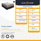 Cama Box Queen com Colchão de Molas Ensacadas Anjos Classic 1