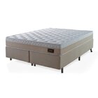 Cama Box Queen Com Colchão Molas Fio Contínuo 66x198x158cm Pl