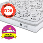 Cama Box Queen com Colchão Ortopédico Dupla Face Firme 158x19