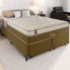 Cama Box Queen Com Colchão Palermo Molas Ensacadas Marrom