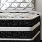 Cama Box Queen Marrom + Colchão De Molas Ensacadas - Probel -