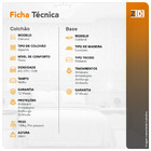 Cama Box Queen Marrom + Colchão Espuma D70/d28 Dupla Face Oak