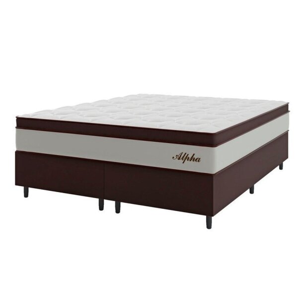 Cama Box Queen Molas Ensacadas Alpha 68x158x196cm Viero