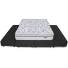 Cama Box Queen Ortopédica com Duas Camas Auxiliares 158x198cm