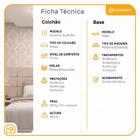 Cama Box Queen Preta + Colchão De Molas Ensacadas - Castor -