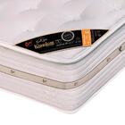 Cama Box Queen Preta + Colchão De Molas Ensacadas - Castor -