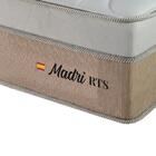 Cama Box Queen Rústica + Colchão De Molas Ensacadas - Plumate