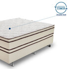 Cama Box Queen Size (box + Colchão) 158x198x67 Prata Prorelax
