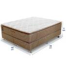Cama Box Queen Size (box + Colchão) 158x198x71 Brilhante Pror