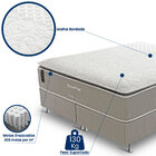 Cama Box Queen Size (box + Colchão) 158x198x73 Prorelax Látex