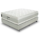 Cama Box Queen Size (box + Colchão) 158x198x75 Ouro Prorelax