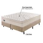 Cama Box Queen Size High Spring Molejo Contínuo 158x198x73cm