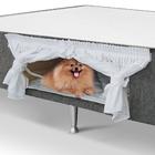 Cama Box Queen Size Para Colchão Castor Chenille Si Lux Pet C