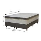 Cama Box Queen Size Simbal Sono Star 158 Cm